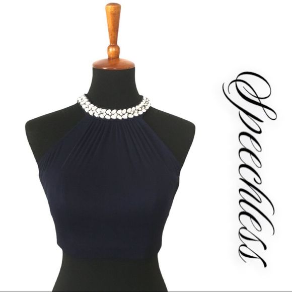 Speechless Embellished Crop Top - Picture 1 of 7